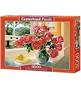 CASTORLAND 3000 Piece Jigsaw Puzzles, Summer Reminiscence, Still Nature Puzzle, Flowers in a vase