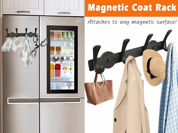 Magnetic Coat Rack