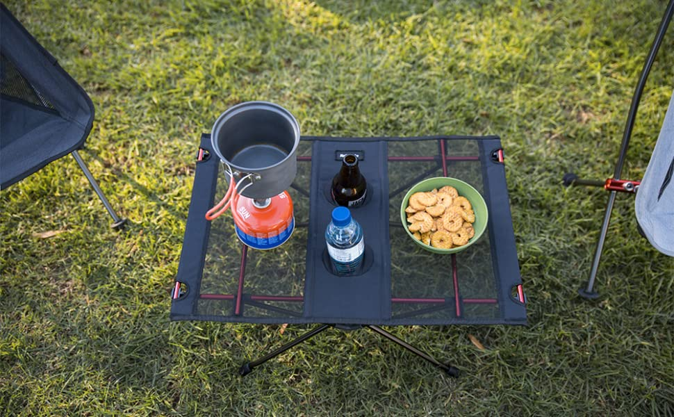 Naturehike folding camping table portable small camping beach picnic table roll up fold table