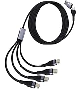 UCEC 4 in 2 USB C Splitter with 4 Type C Connectors, 4FT USBA/USB C to Multi Charging Cable Cord ...