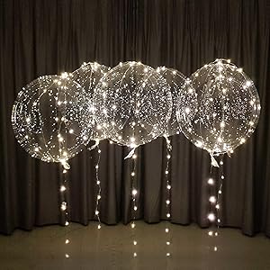 LED BOBO BALLOONS, led party balloons, led christmas balloons