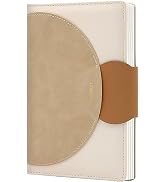 CAGIE Lined Journals for Writing Leather Journal for Women with Buckle Closure 192 Pages 100 GSM,...