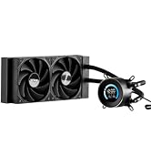 VEVOR CPU Liquid Cooler, AIO CPU Water Cooler - 240mm PWM Fans & Pump, Freestyle Images, GIFS, MP...