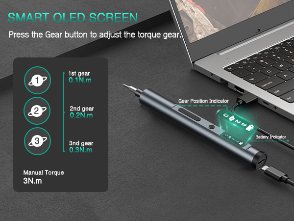 Electric Screwdriver Set, Precision Screwdriver Kit, Mini Electric Screwdriver