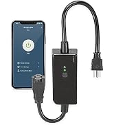 Leviton Decora Smart Wi-Fi Outdoor Plug, Works with Matter, My Leviton, Alexa, Google Assistant, ...