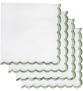 Ridhi Cloth Napkins 100% Pure Cotton Farmhouse Wedding Dinner Napkins for Halloween, Thanksgiving...