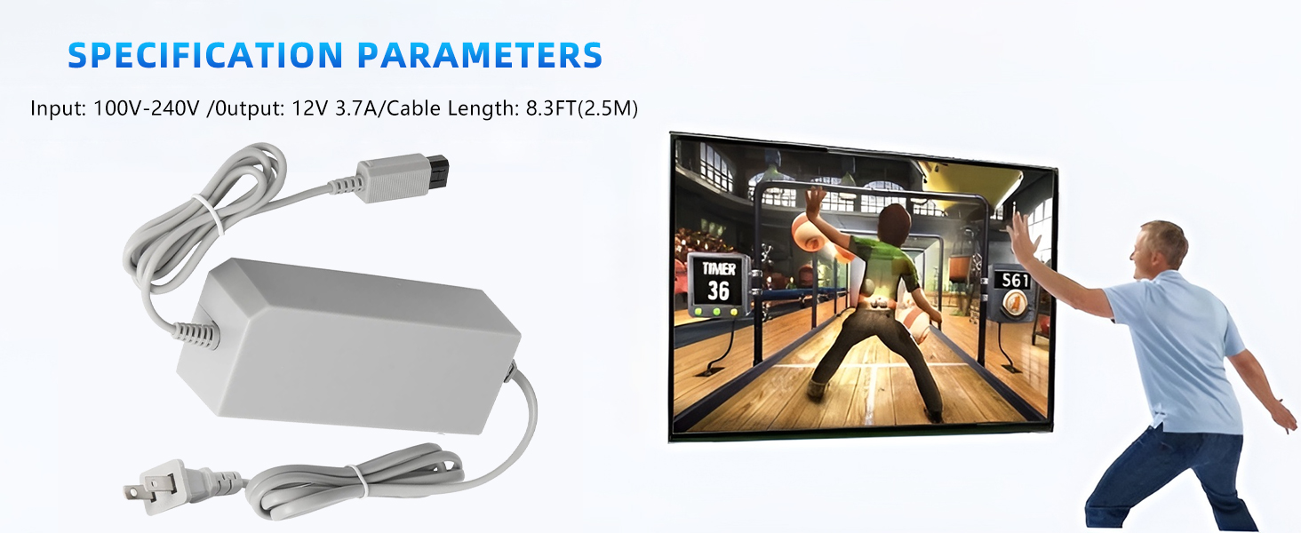 AC power adapter specifications