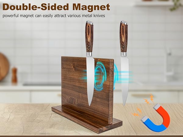double sided magnetic knife holder