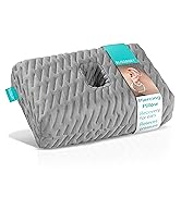 BLISSBURY Mini Ear Hole Pillow | Travel-Friendly Memory Foam Pillow with Ear Hole | Soothing Spac...