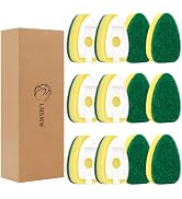 Dish Wand Sponge Refills, Non Scratch Replacement Heads, Heavy Duty Dishwand Scrubber Pads for So...