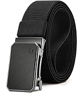 CHAOREN Mens Ratchet Belt – 1.5" Stretch Nylon Belts for Casual, Work, Golf – Adjustable Fit for ...