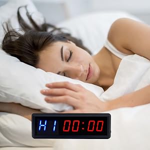 sleep study class home intervals workout countdown digital wall clock hours minutes