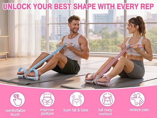 Upgraded Foot Pedal Resistance Band
