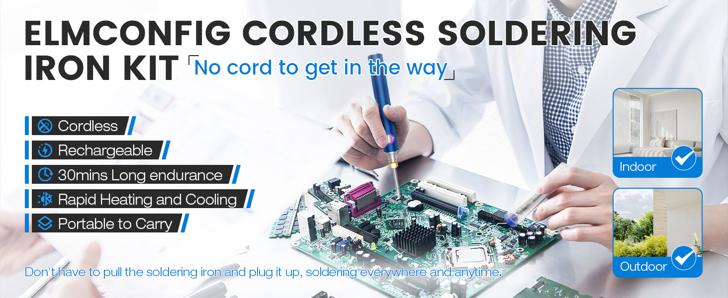 Cordless Soldering Iron Kit Wireless Electric Soldering Gun Pen soldering iron battery