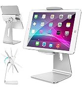AboveTEK Elegant Tablet Stand, Aluminum iPad Stand Holder, Desktop Kiosk POS Stands for 7-15.6 in...