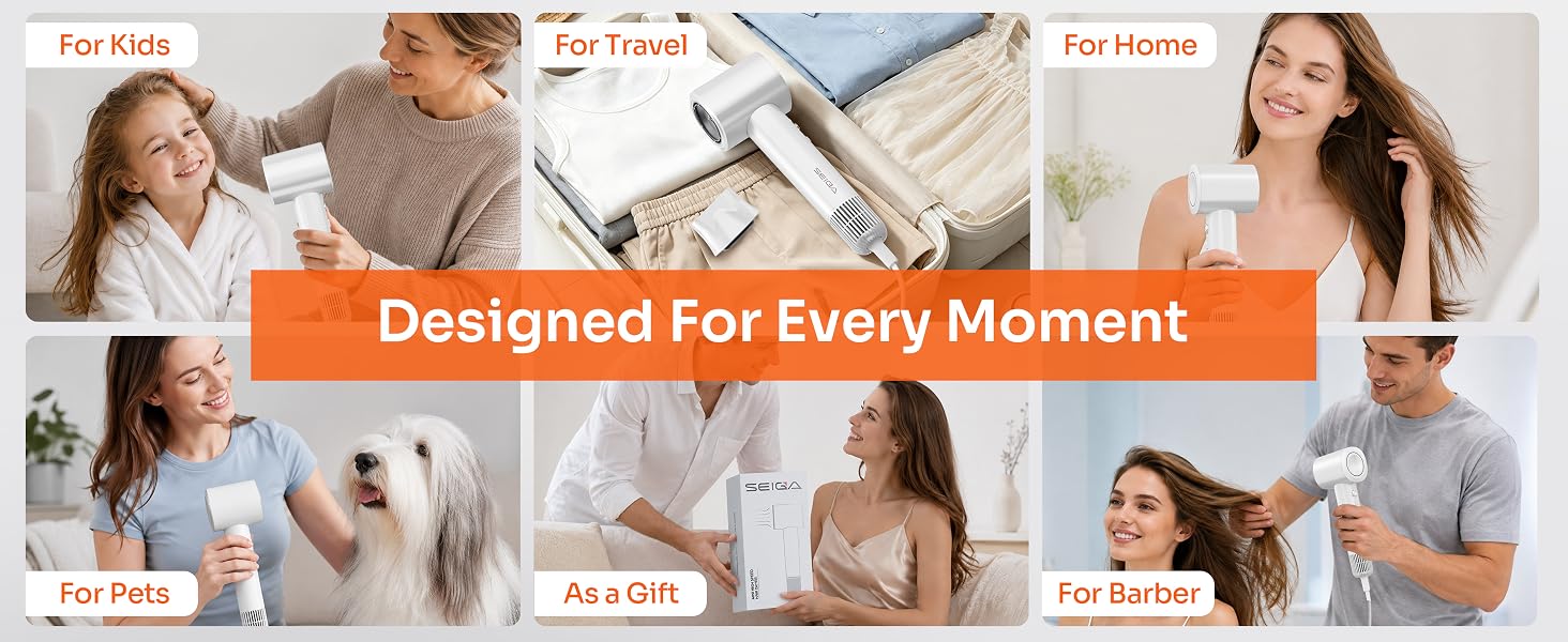 SEIGA Smart Hair Dryer with Ionic Technology_08