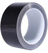 Kwtpsg Black Duct Tape Heavy Duty, Waterproof Strong Adhesive Duct Tape for Indoor Outdoor Repair...