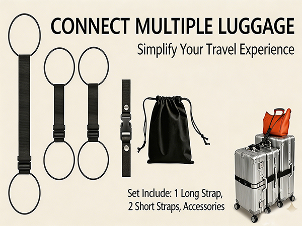 luggage connector straps