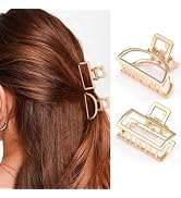 Banatra Claw Clips Small Gold Hair Clips Metal Claw Hair Clip Fancy Hair Accessories for Women an...