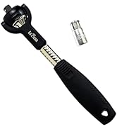 LABEAR - 1/4-Inch Drive x 6-Inch 100-Tooth Swivel Head fixed angle Ratchet Wrench With 1/4" Bit H...