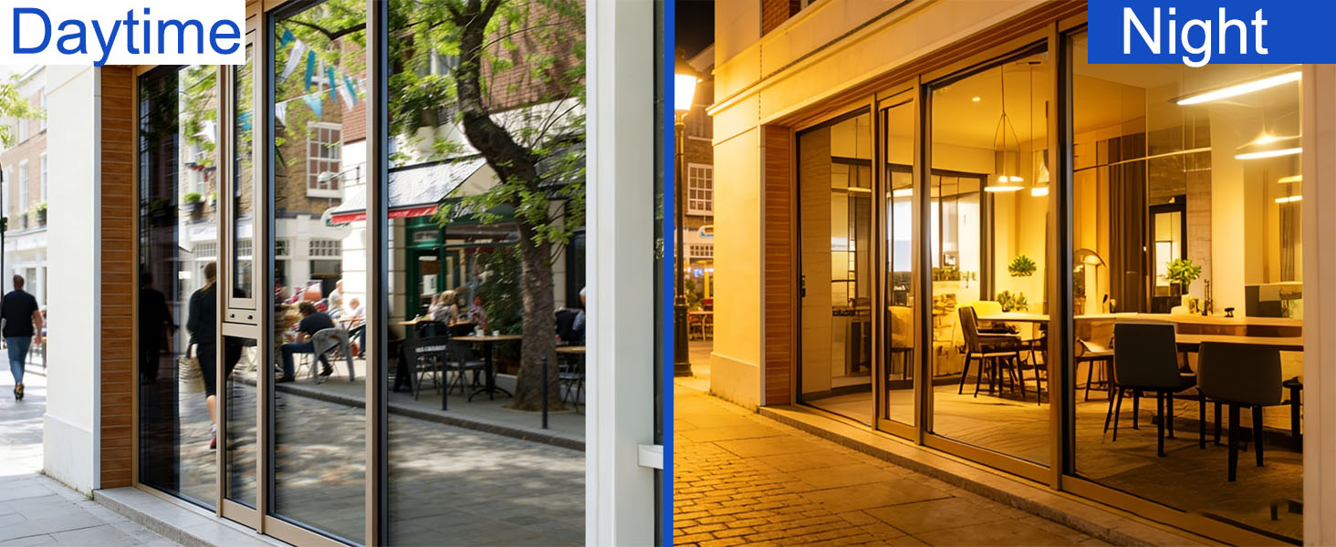 mirror tint for glass door