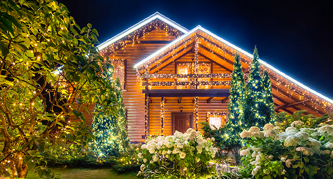solar Christmas lights