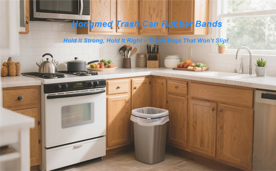 trash can rubber bands 13 gallon