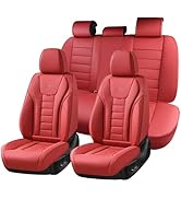 Coverado Car Seat Covers Full Set, Seat Covers for Cars, Front Seat Covers and Back Seat Cover Wa...