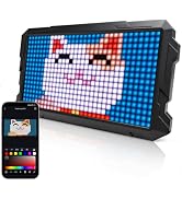 Vecrysit RGB Pixel Art Display,16 * 32 LED RGB Pixe Screen Digital Clock | DIY Pixel Art & GIF Cr...
