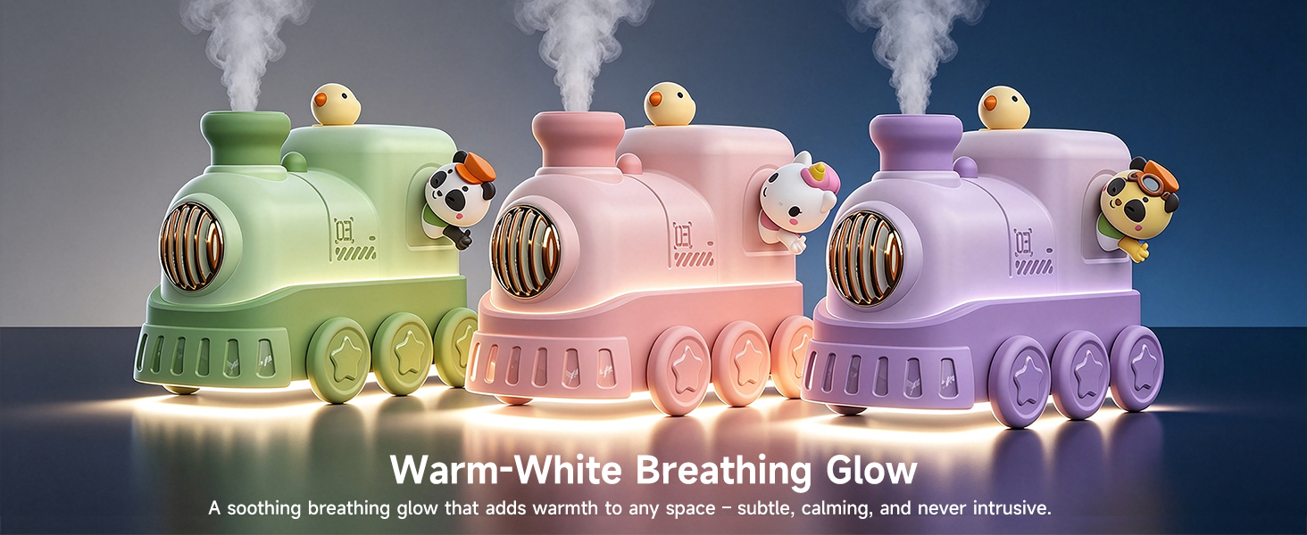 Mini Portable USB Desktop Train Humidifier 11