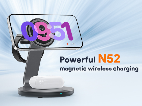 3 in 1 wireless charging station
