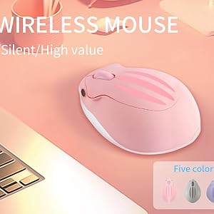 CUTE-WIRELESS-MOUSE-PINK-PC-LAPTOP-MACBOOK-MOUSE