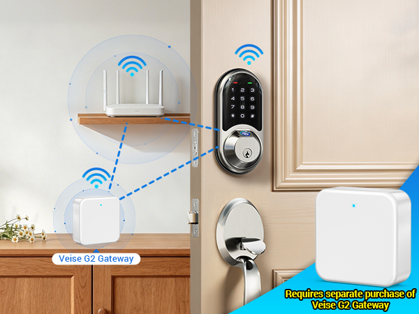 smart keyless entry door lock