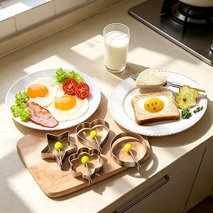 Works on any flat griddle or frying pan. Consistent thickness for uniform cooking.