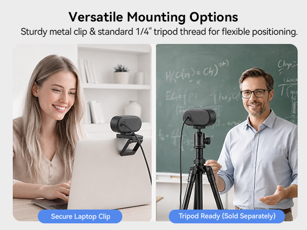C100 computer camera is designed for versatile use across everyday scenarios