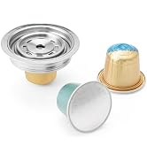 Reusable Coffee Pod Converter Need to Use with Oringal Capsule(NOT Including),Stainless Steel Cof...