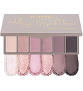 HHLTOH 6 Colors Eyeshadow Palette, Neutral Pink Matte & Shimmer Eye Shadow for Mature Skin, Highl...