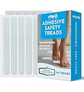SlipX Solutions Adhesive Anti-Slip Safety Treads, Reliable Grip for Bathtubs & Showers, Safety St...