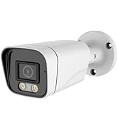 5MP Dome TVI CCTV Security Analog Camera, 2.8mm 100° Wide Viewing Angle Outdoor, (Quadbrid 4-in1 ...