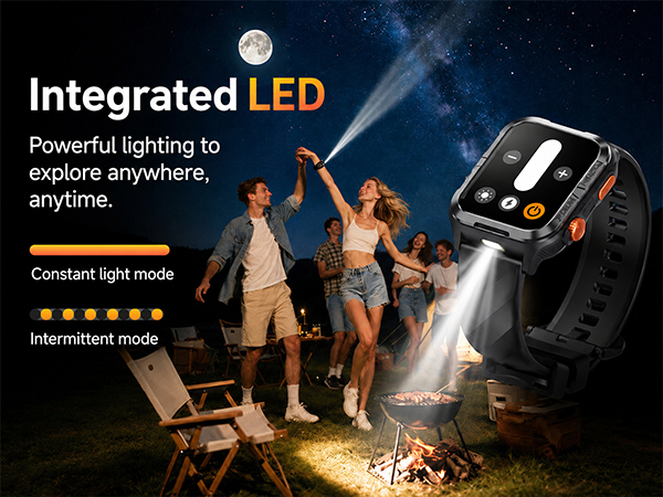 Built-in flashlight