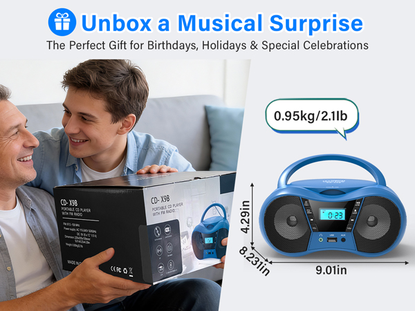 portable cd player with radio