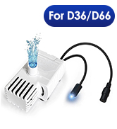 cat water fountain pump with LED light