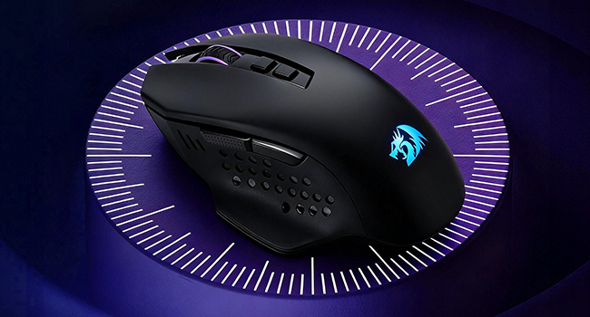 Redragon M656 gaming mouse quick-response side buttons in gaming improves navigation speed