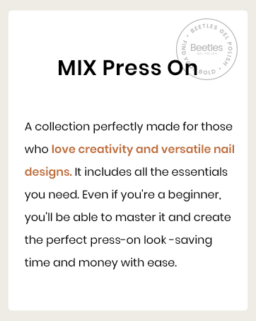 Beetles press on nails pack