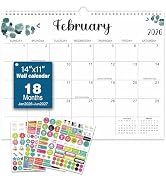 2026-2027 Wall Calendar - 18 Months (Jan 2026 - Jun 2027), 14" x 11" Colorful Printed Calendar wi...