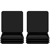 Ezprotekt 8 Pack 5 Inch Large Square Furniture Sliders, Reusable Furniture Movers Sliders for Car...