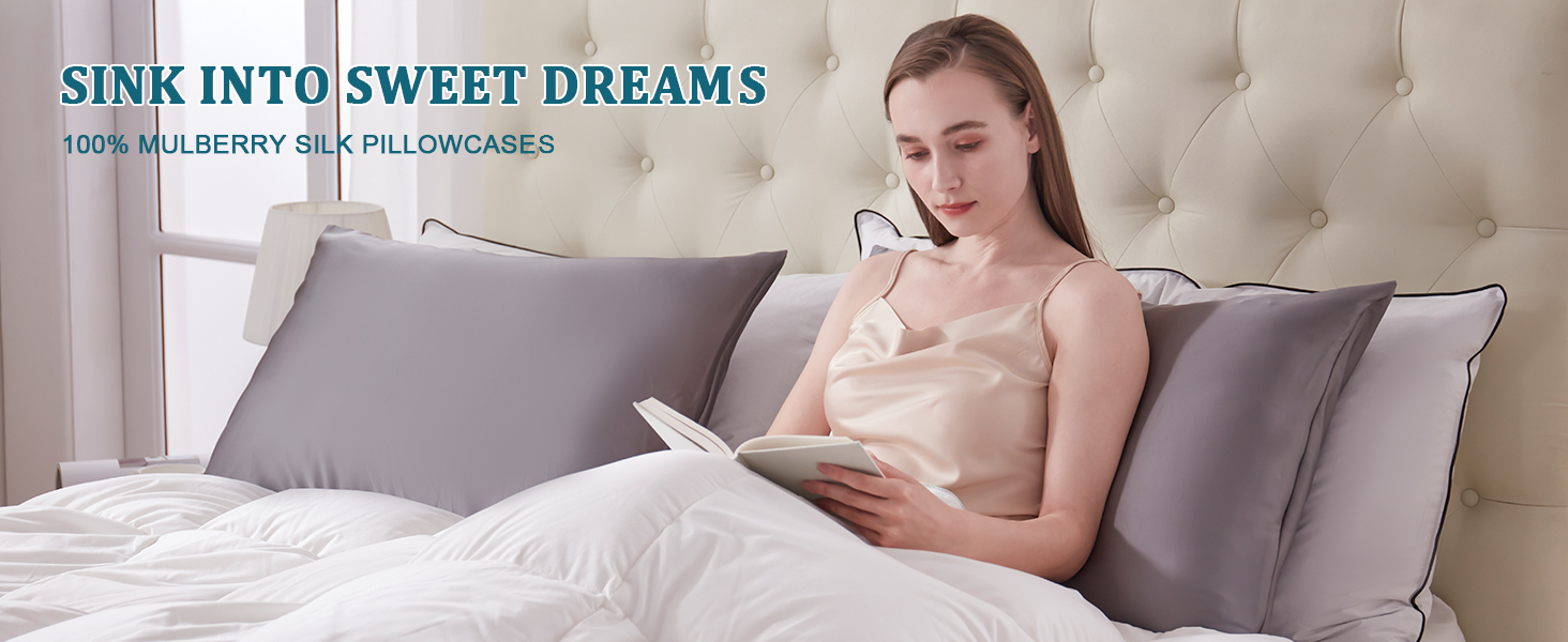 Cobnom Mulberry Silk Pillowcases