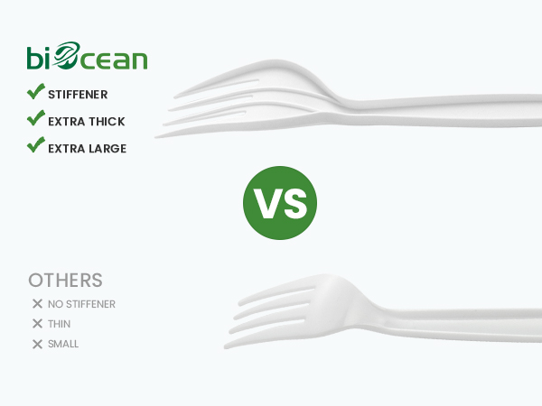 no plastic forks and spoons silverware disposable flatware utensils bulk