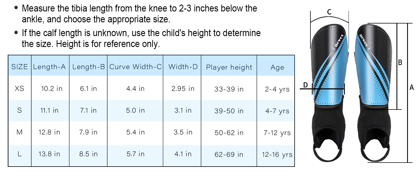 Size x-small to large