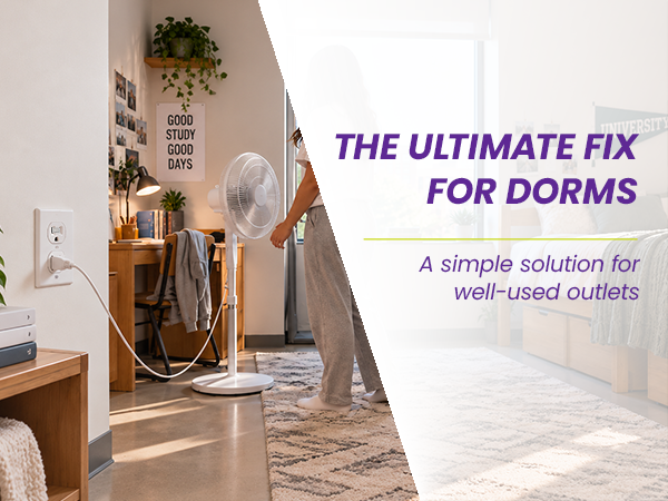 the ultimate fix for dorms a simple solution for well used outlets